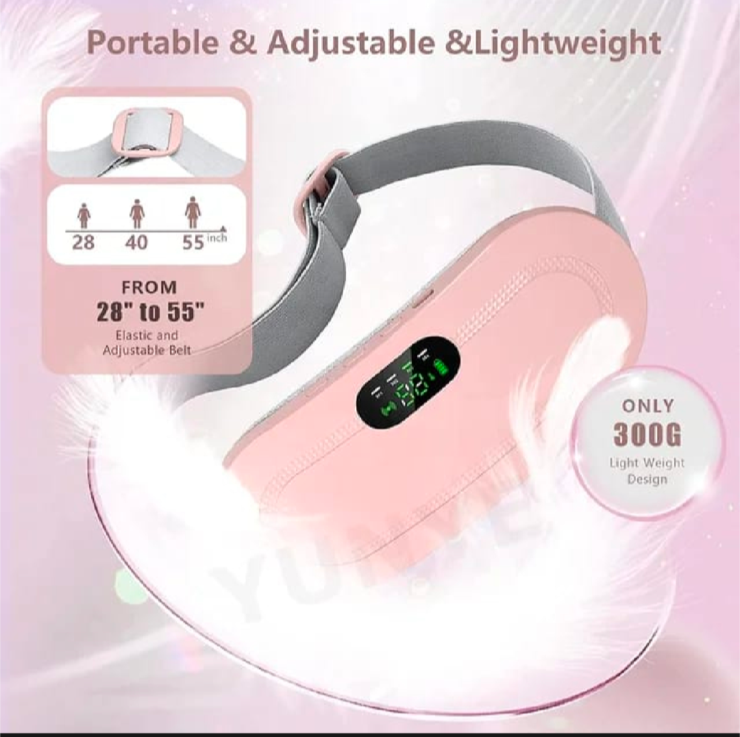 🌸 Period Pain Relief Heating Pad – Comfort & Relax Anywhere 💆‍♀️🔥